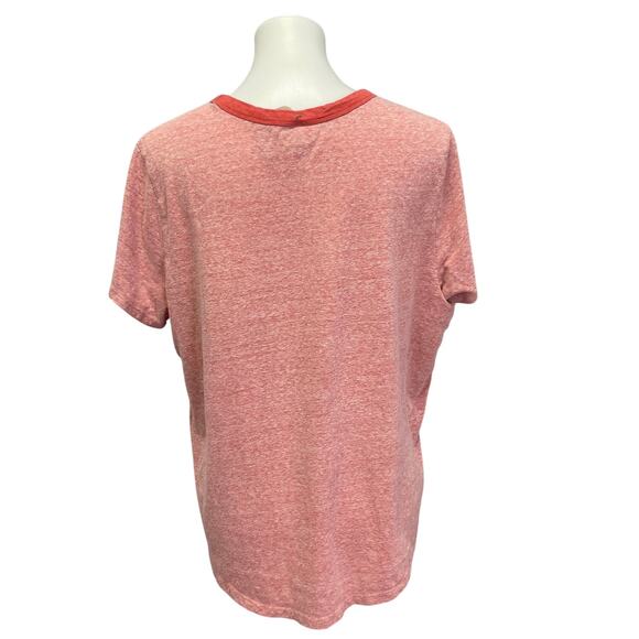 Hand Printed Upcycled Womens XL Vintage Reference Book Mushroom Fungi Tee - Picture 4 of 5